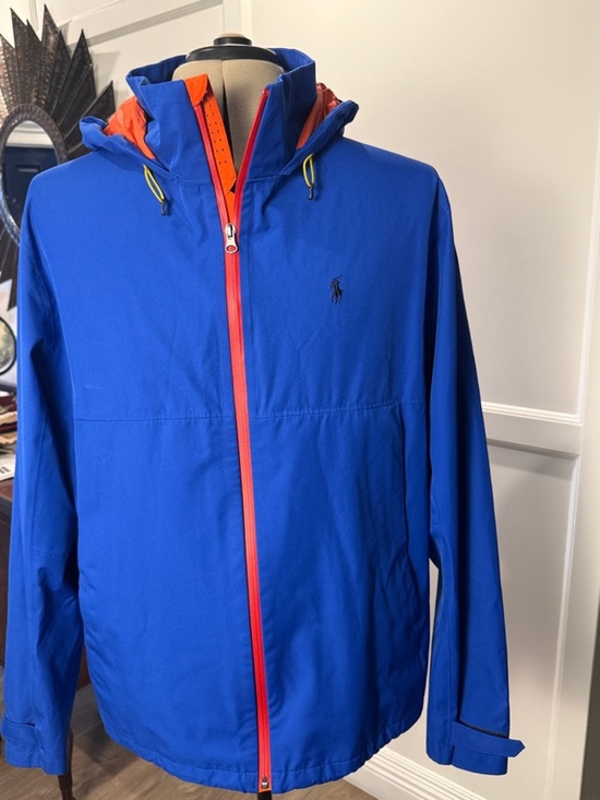 Polo Ralph Lauren Other - Polo by Ralph Lauren Blue Performance Jacket with Red Trim